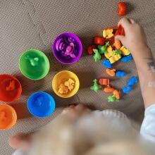 WOOPIE Montessori Hehenana Fefe Amadedewo ƒe Ðoɖowɔɖi Ƒudzi Anyigba 64 pcs.