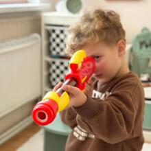 WOOPIE Set of Foam Ball Tu Tu + Mask na Ðeviwo Automatic Launcher 11 pcs.