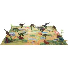 WOOPIE Dinosaurs XXL Nɔnɔmetatawo ƒe Ƒuƒoƒo Gã + Mat "Xexeme si Do Ŋgɔ Na Ŋutinya".