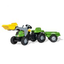 Rolly Fefenuwo rollyKid-X Pedal Tractor kple Bucket kple Trailer