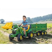 Rolly Fefenuwo rollyFarmtrac John Deere 7930 Pedal Traktɔtɔ kple Bucket