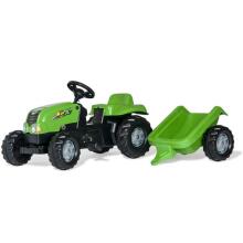 ROLLY TOYS rollyKid NH T 7040 Pedal Tractor kple Trailer Kekeli Green
