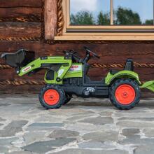 Falk Claas Tractor si me Trailer kple Pedal Bucket le