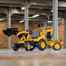 FALK KOMATSU Pedal Tractor Tomenukuku Bucket Trailer tso ƒe 2