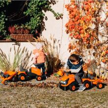 FALK Kubota Orange Tractor kple Trailer + kpeɖeŋutɔ tso ƒe 1