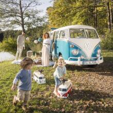 VW GÃ T1 Dodo-le Blue Camper Volkswagen Van