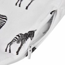 Summer Infant Luxe With Easy Change Zebra Art.55146  SwaddleMe Хлопковая пелёнка для комфортного сна, пеленания 3,2 кг до 6,4 кг.