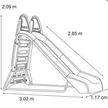 FEBER Abɔ Gã Slide kple Tsi Slide 285 cm