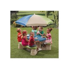 STEP2 Picnic Table kple Akɔtakpoxɔnu kple Benches