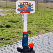 WOOPIE Set Basketball Asitɔtrɔ 99 - 125 cm + Bɔl + Pɔmpi