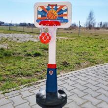 WOOPIE Set Basketball Asitɔtrɔ 99 - 125 cm + Bɔl + Pɔmpi