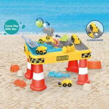 WOOPIE Tsi Tabla 2in1 Sandbox Xɔtuƒe + 4 Ʋuwo 12pcs.