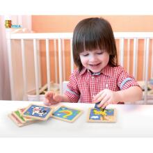VIGA Ati ƒe Aɖaŋuɖoɖo 12 boards, 4 puzzle le tsitrenu