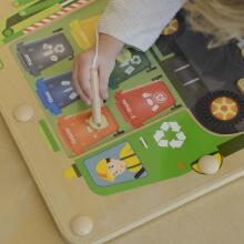 MASTERKIDZ Magnetic Board Gbeɖuɖɔwo Ðeɖeɖa Gbugbɔgazã Lɔri Montessori