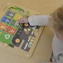 MASTERKIDZ Magnetic Board Gbeɖuɖɔwo Ðeɖeɖa Gbugbɔgazã Lɔri Montessori