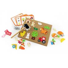 VIGA Ati Agble Nail Art Montessori Cork Board