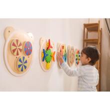 VIGA Ati Pinwheel Board FSC Montessori Ðaseɖigbalẽ