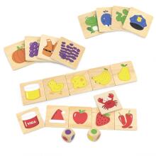VIGA Hehenana Fefe Ati Puzzle Sort Match Amadedewo kple Nɔnɔmewo 38 pcs. Montessori ƒe agbalẽ