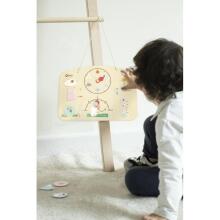CLASSIC WORLD Educational Board Barometer Learning for Children Weather Station Wind Temperature 9 pcs.