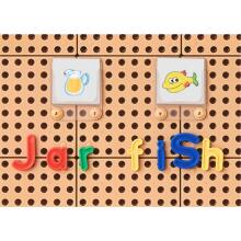 MASTERKIDZ Alfabeta Set of Ŋɔŋlɔdzesiwo (Gbegã kple Sue) na STEM Gli Panels 122 pcs.