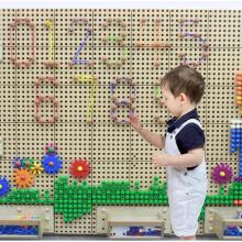 MASTERKIDZ Ati STEM Board Freestanding XXL le Aƒe ƒe Nɔnɔme me + Kpekpeɖeŋunuwo