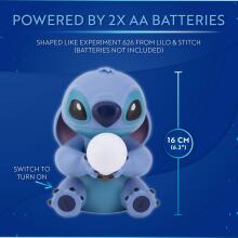 Disney Stitch Nightlight  Art.250000  Silikoonist LED öövalgusti