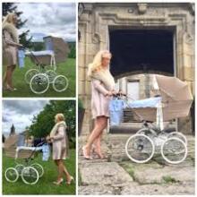 Arrue Classic  Twin Art.250621 Paris Children's exclusive, classic stroller 2 in 1