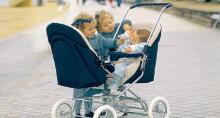 Arrue Classic  Twin Art.250621 Paris Children's exclusive, classic stroller 2 in 1