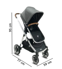 Arrue Obe Art.250631 Arena Baby stroller with cradle