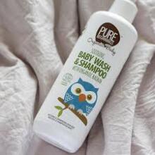 Pure Beginnings Kids Baby Wash Art.251278 seebivaba nahka niisutav, rahustav ja taastav keha- ja juustepesuvahend rahustava metsa lõhnaga, 250 ml