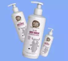 Pure Beginnings Kids Baby Wash Art.251282   seebivaba nahka rahustav ja niisutav keha- ja juustepesuvahend apelsiniõli ja rooibose ekstraktiga, 250 ml