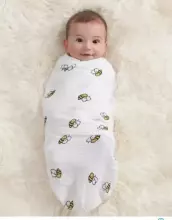 Aden Anais Muslin Swaddles Art.251298 Sinised Virmalised  High quality bamboo muslin swaddle, 1 pc. (120x120 cm)