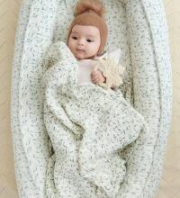 Aden Anais Muslin Swaddles Art.251321 Above The Clouds Kvaliteetne musliini mähe bambusest, 1 tk. (120x120 sm)