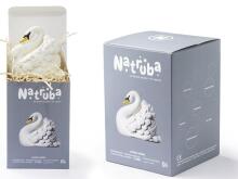 Natruba Bath Toy Swan Art.251327 Swan made of 100% natural rubber