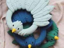 Natruba Rubber Rattle Art.251337 Teether made of 100% natural rubber