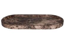 Maku Tray marmorpruun 30x15 cm