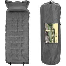 Isetäituv matkamatk Springos PM053 193 cm koos padja ja kotiga, hall