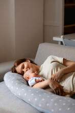 La Bebe™ Maternity Pillow Sì - Duo Art.291141 Linen fabric. Multifunctional maternity pillow for pregnancy and breastfeeding