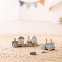 Navaris Wooden Train Art.55243.01 Puidust figuuridega rong