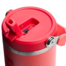 Termokruus k&otilde;rrega The IceFlow Flip Straw 2.0 Tumbler 0.89L korallpunane-oranž