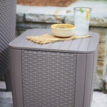 Aialaud/hoiukast Luzon Flat Wicker beež