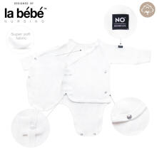 La Bebe™ Baby Set Art.9-07-33 White 3-piece baby set, 100% cotton