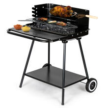 Aed grill koos rotisserie ja reguleeritava restiga + kaks suurt riiulit, MultiGarden