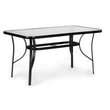 Klaasist aiapink Wave 140x80cm terrassi rõdu laud MultiGarden