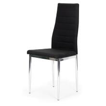 Kangastoolid jalgadega elutuppa ja söögituppa, 4 tk, must kroom, ModernHome