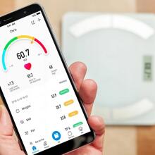 Nutikas bluetooth vannikaal Eldom TWO500 valge