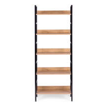 Kõrge loft mööbel 5 riiuliga, metall MDF ModernHome
