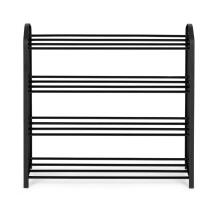 Metallkingad, 4 riiulit, 12 paari kingi, must ModernHome