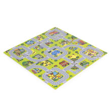 Suur EVA vahtmatt lastele Linn 90.5x90.5 cm 21 tk ECOTOYS