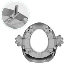 Eco Toys Art.PP104 Grey  Laste WC-istme käepidemetega, pehme padjaga, hall,